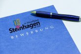 blaue Bewerbungsmappe