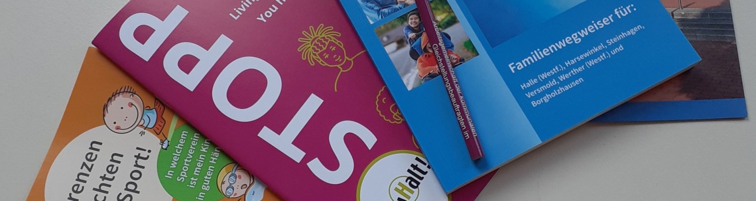 Broschüren der Gleichstellungsstelle