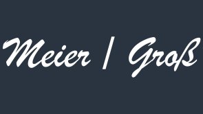 Meier/Groß