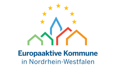 Logo Europaaktive Kommune in NRW
