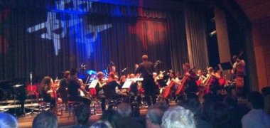 Orchester beim Konzert zu 40 Jahre Städtepartnerschaft mit Woerden
