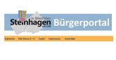 Top-Ansicht des Bürgerportals Steinhagen