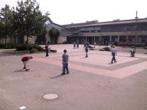 Schulhof der Grundschule Laukshof