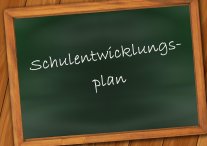 Tafel mit Schulentwicklungsplan